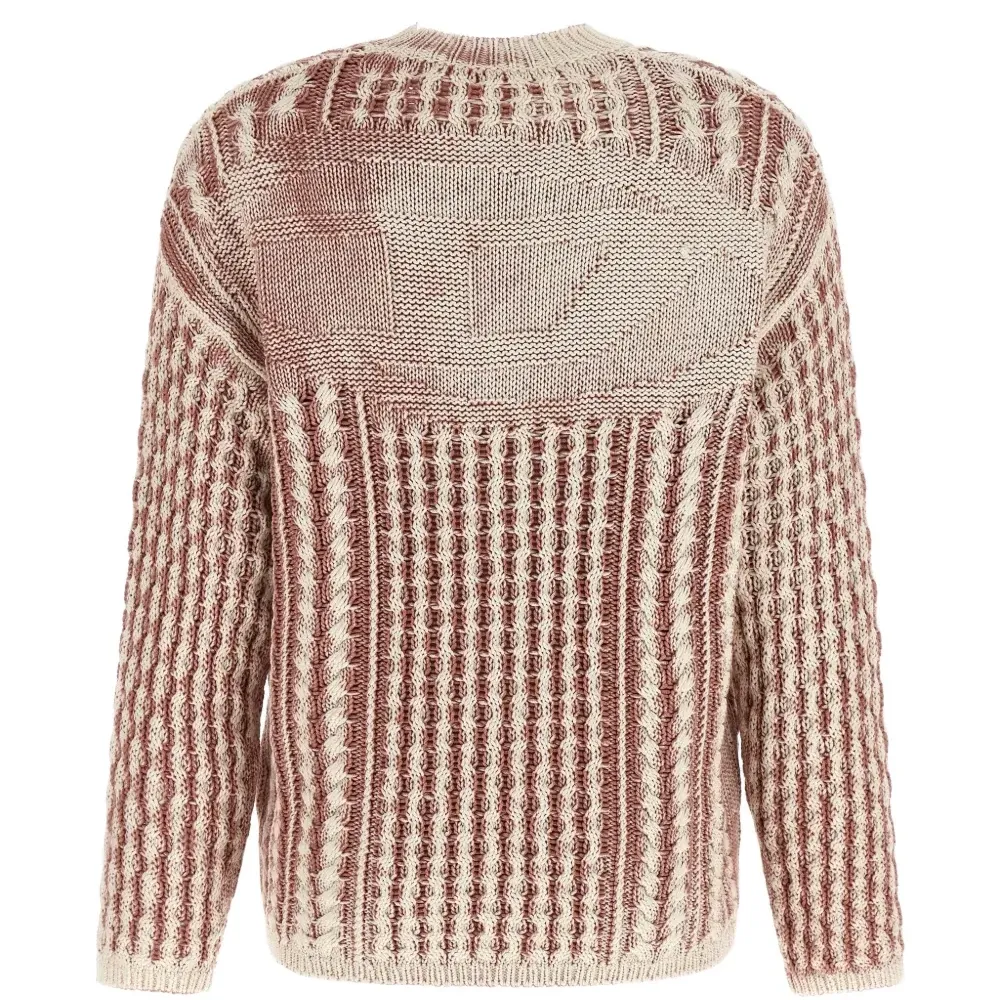 Вязаный свитер в полоску K-Moise