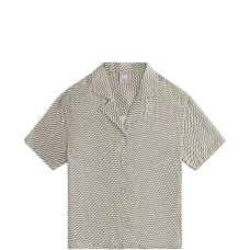 Кемпинговая рубашка из шелка с монограммой Elena