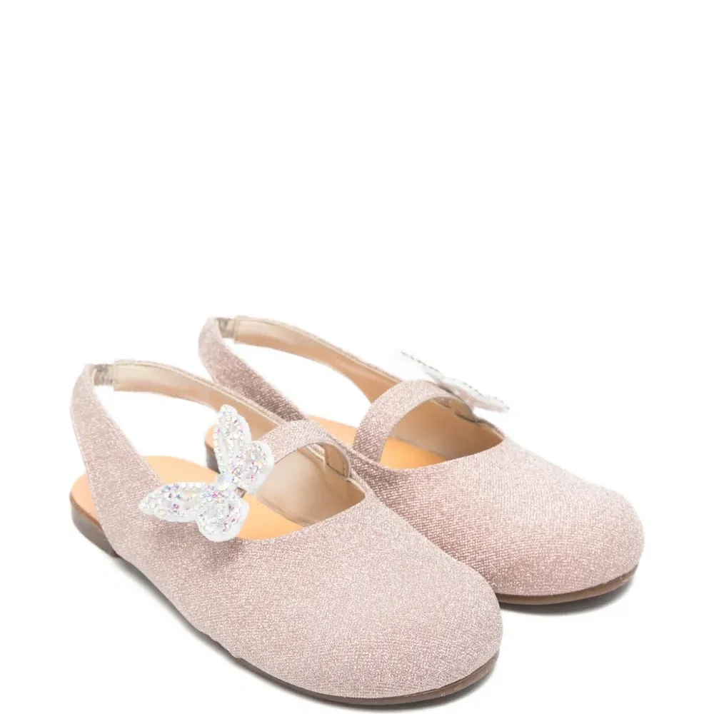 Босоножки с ремешками-бабочками