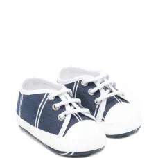 Кроссовки с полосатыми деталями