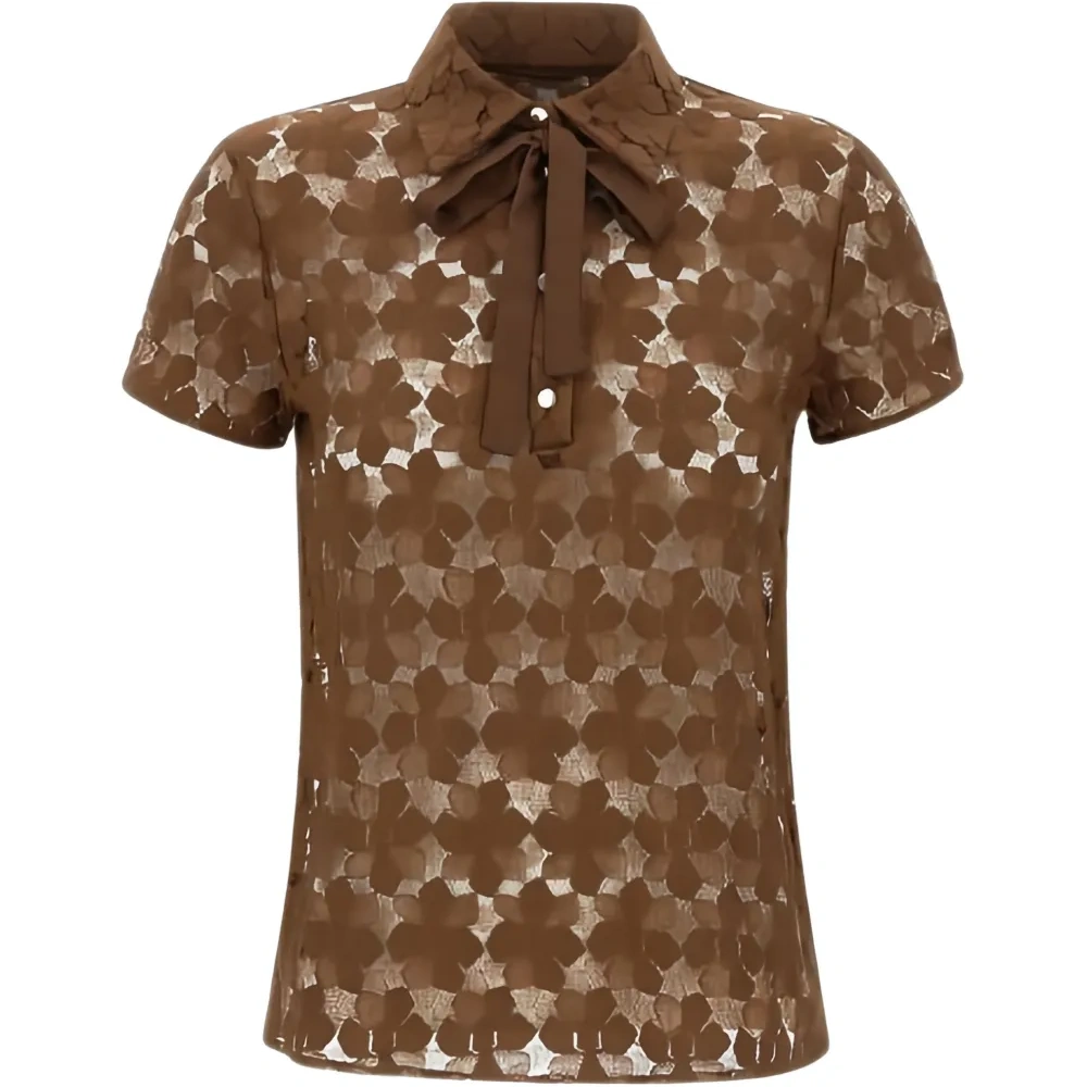 Поло с цветочным галстуком от Mstvello