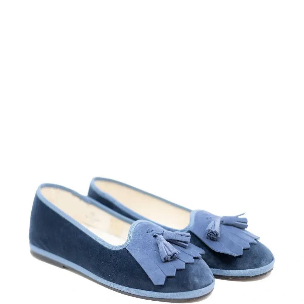 Лоферы Monte Cristallo с бахромой и кисточками