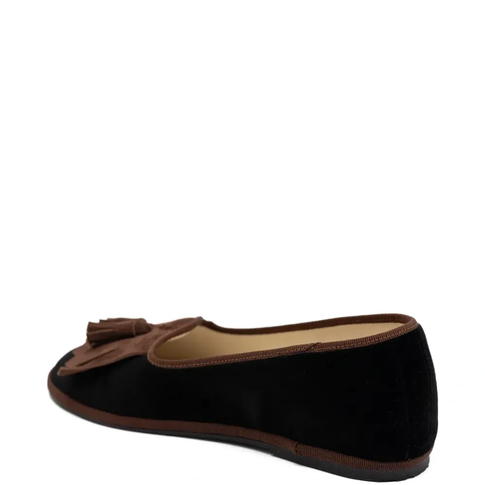 Лоферы Falzarego с бахромой и кисточками