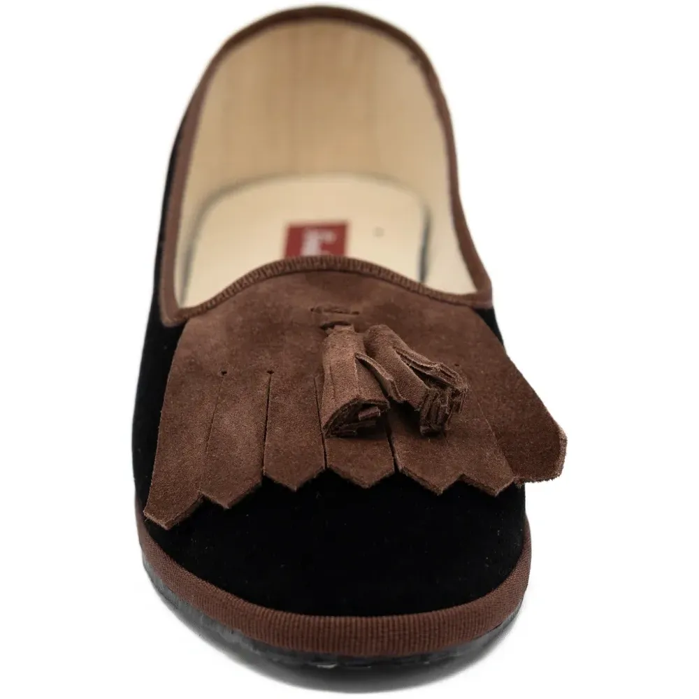 Лоферы Falzarego с бахромой и кисточками