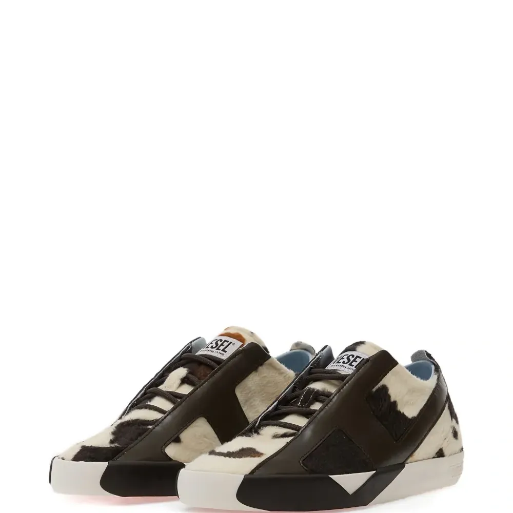 Кроссовки S-Slante-D Low с анималистичным принтом