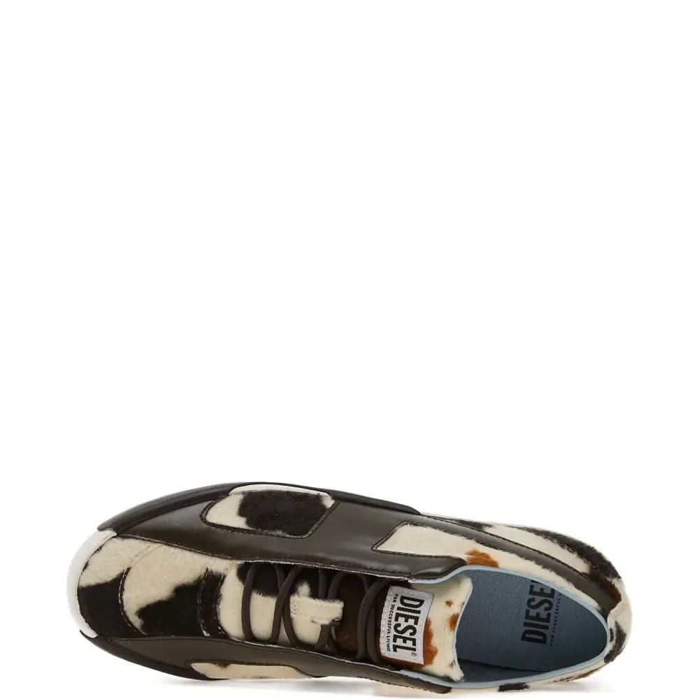 Кроссовки S-Slante-D Low с анималистичным принтом