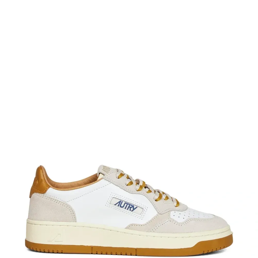 Кожаные кеды Medalist на низкой подошве