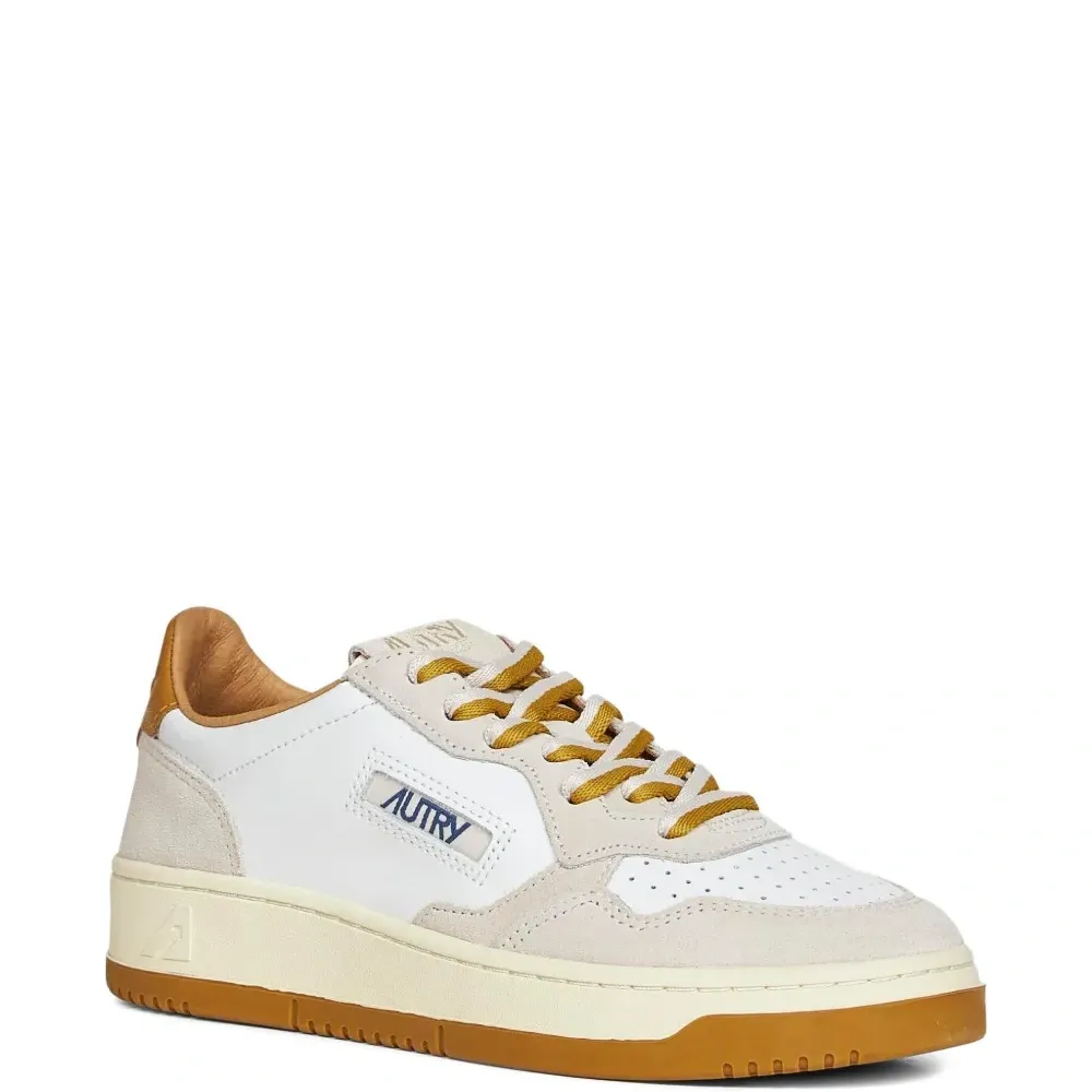 Кожаные кеды Medalist на низкой подошве