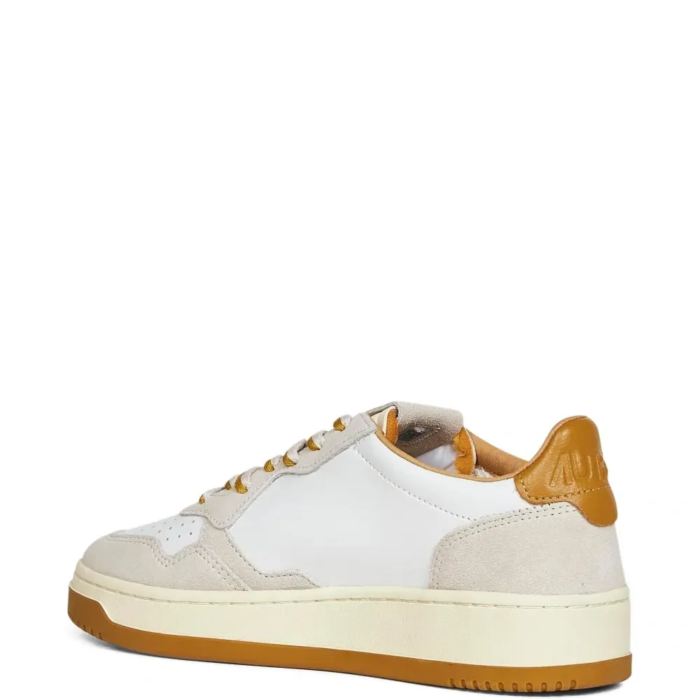 Кожаные кеды Medalist на низкой подошве