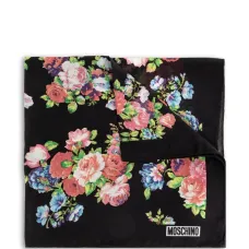 Шелковый платок с цветочным узором