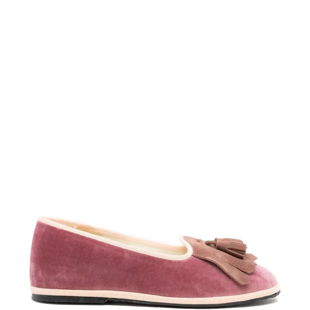 Лоферы Faloria с бахромой и кисточками