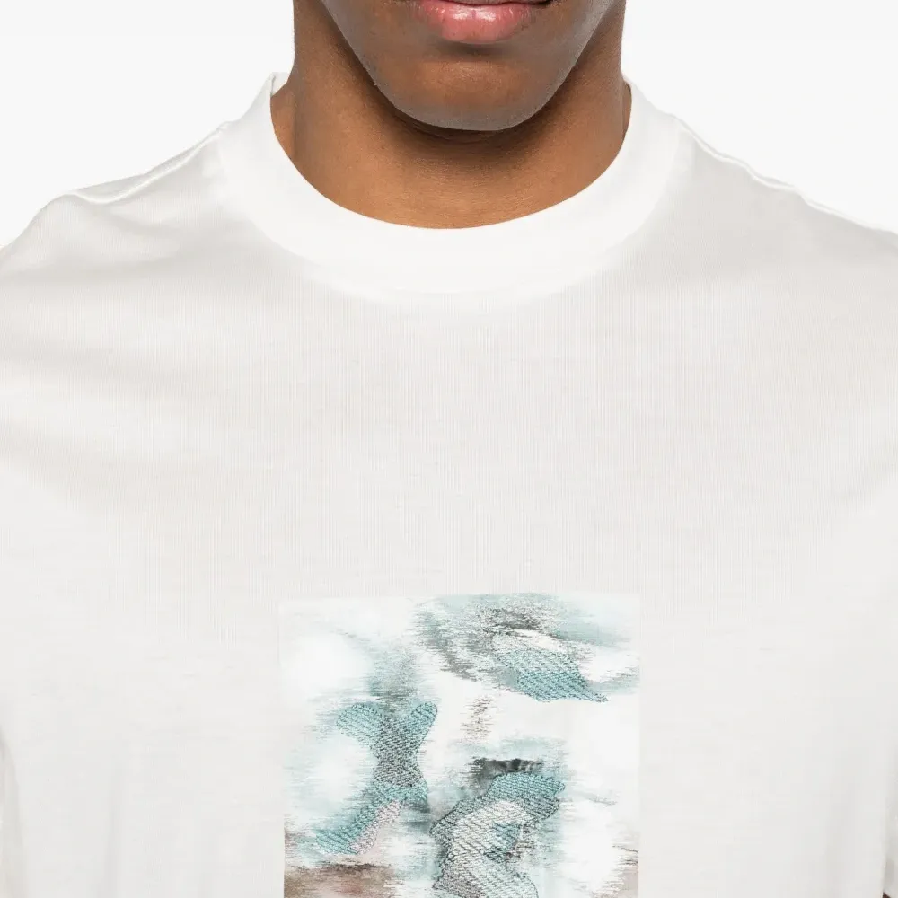 Футболка с круглым вырезом