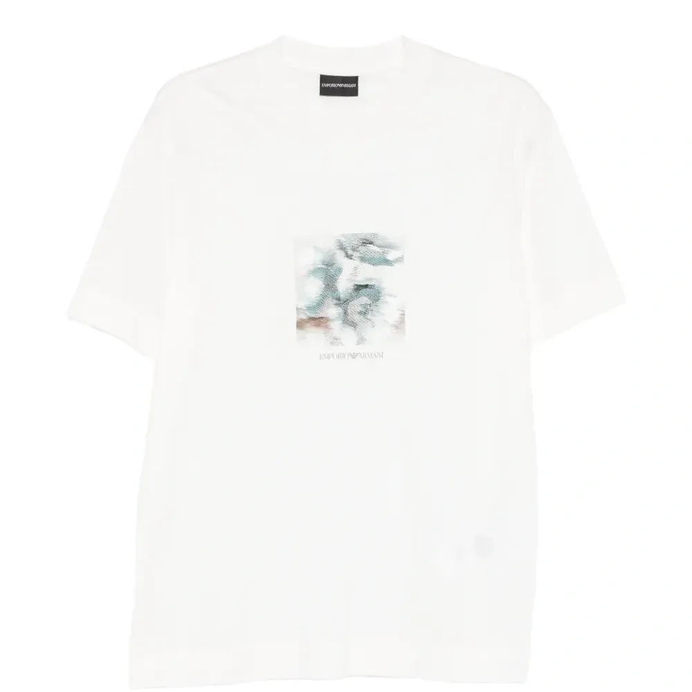 Футболка с круглым вырезом