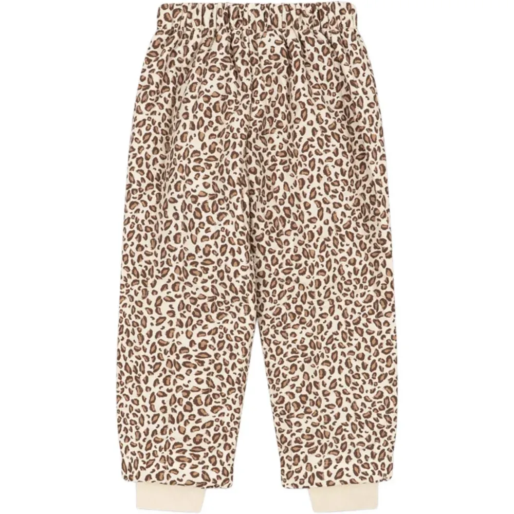 Брюки с леопардовым принтом