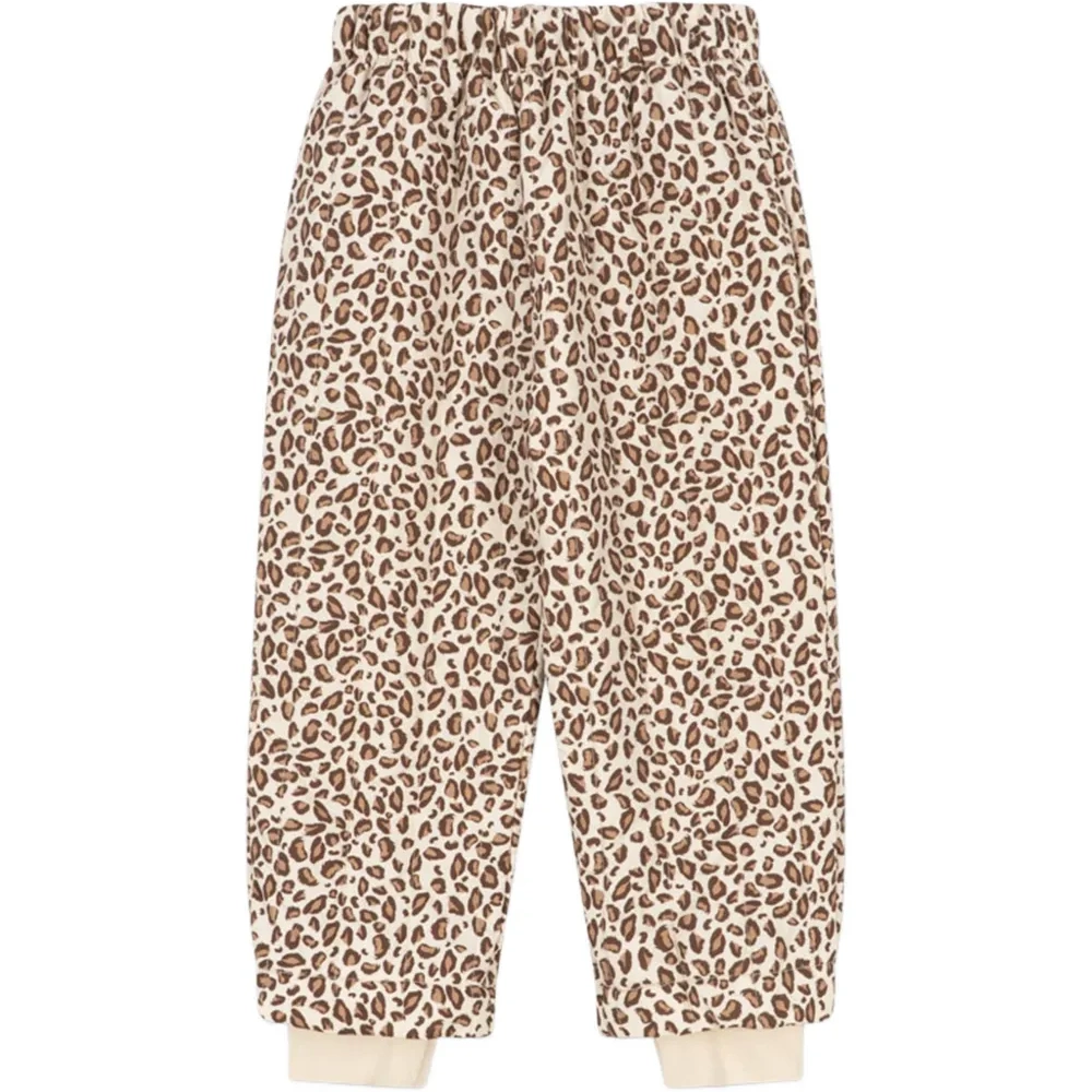 Брюки с леопардовым принтом