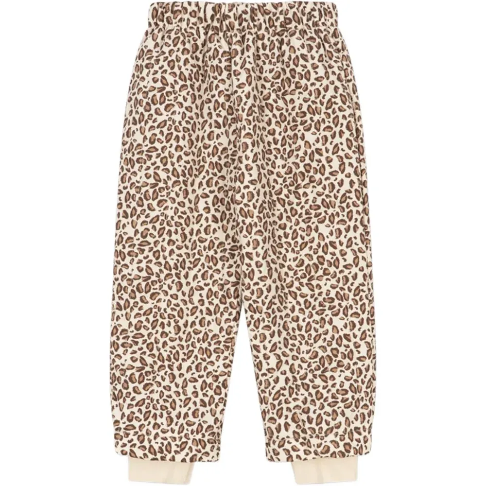 Брюки с леопардовым принтом