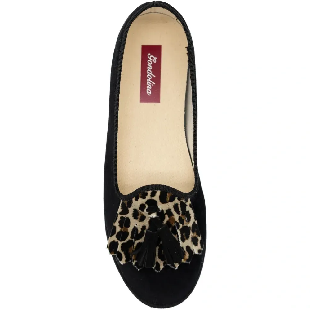 Лоферы Olympia с бахромой и кисточками