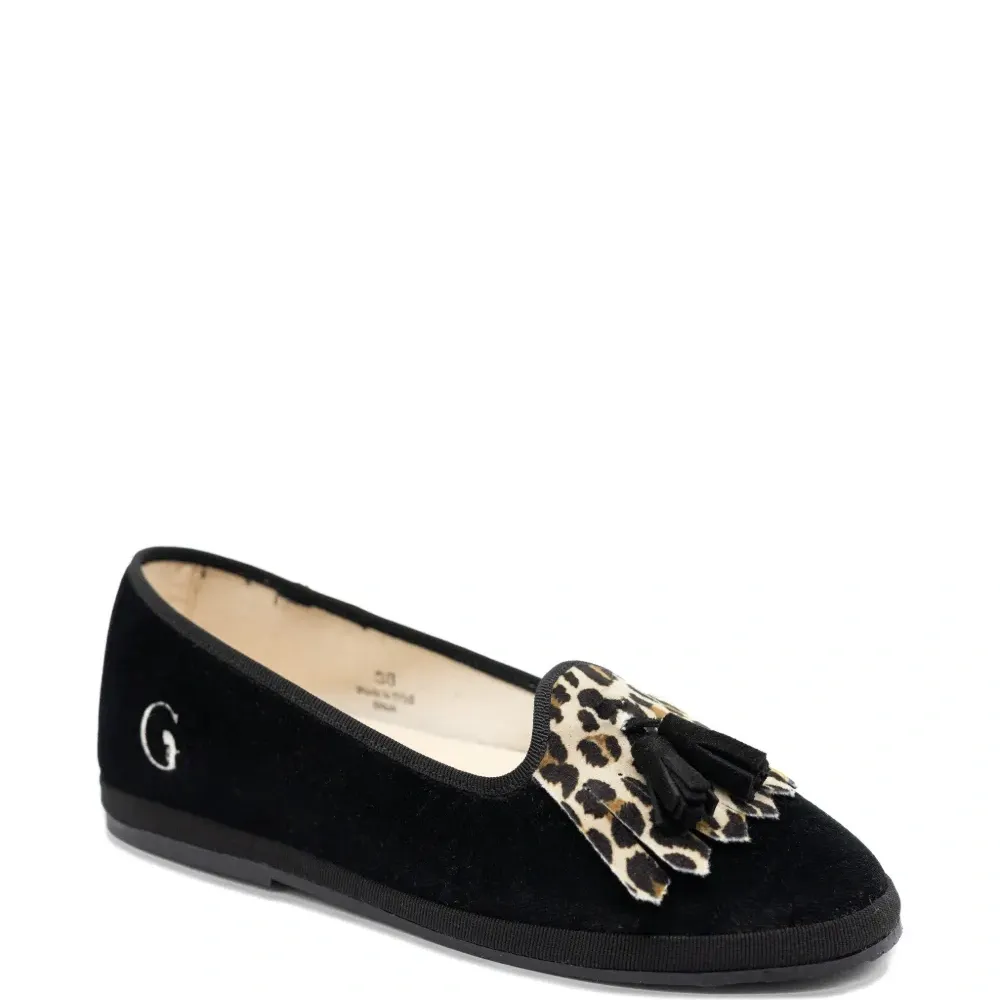 Лоферы Olympia с бахромой и кисточками