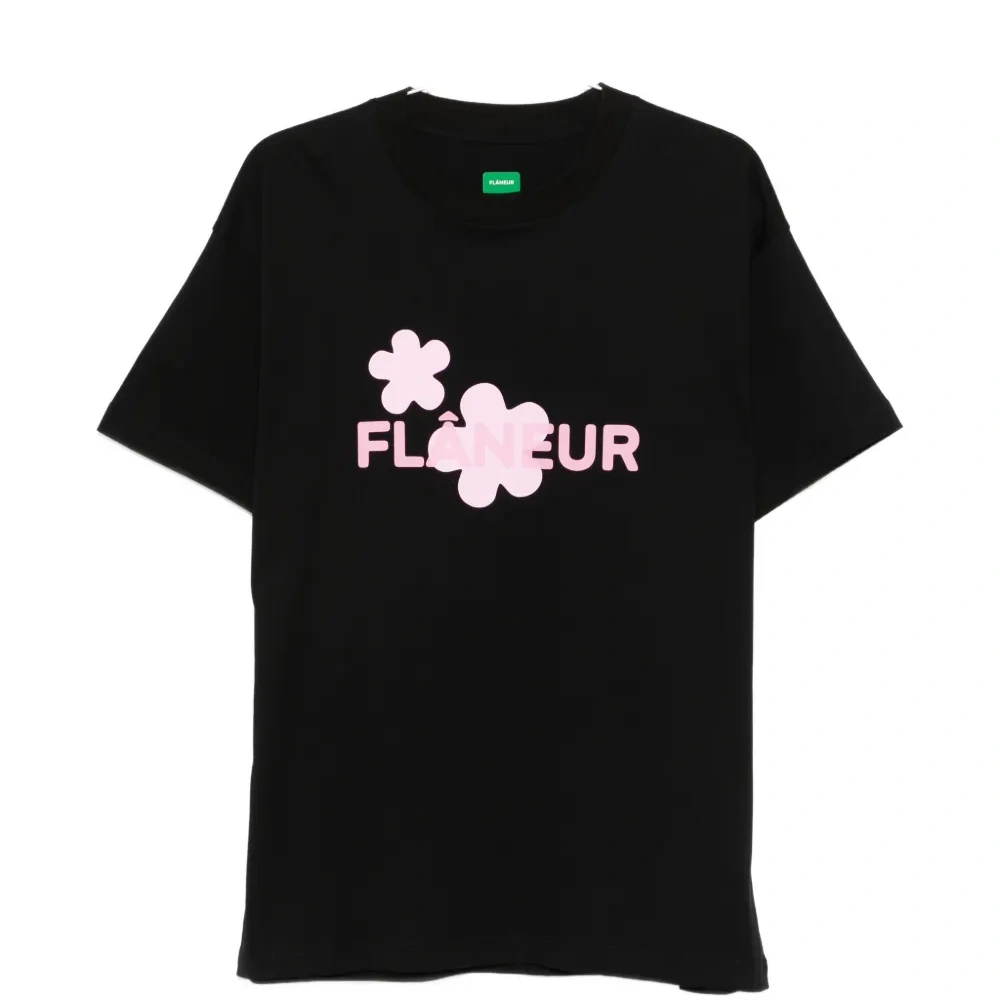 Футболка из органического хлопка с цветочным принтом