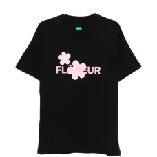 Футболка из органического хлопка с цветочным принтом Футболка из органического хлопка с цветочным принтом