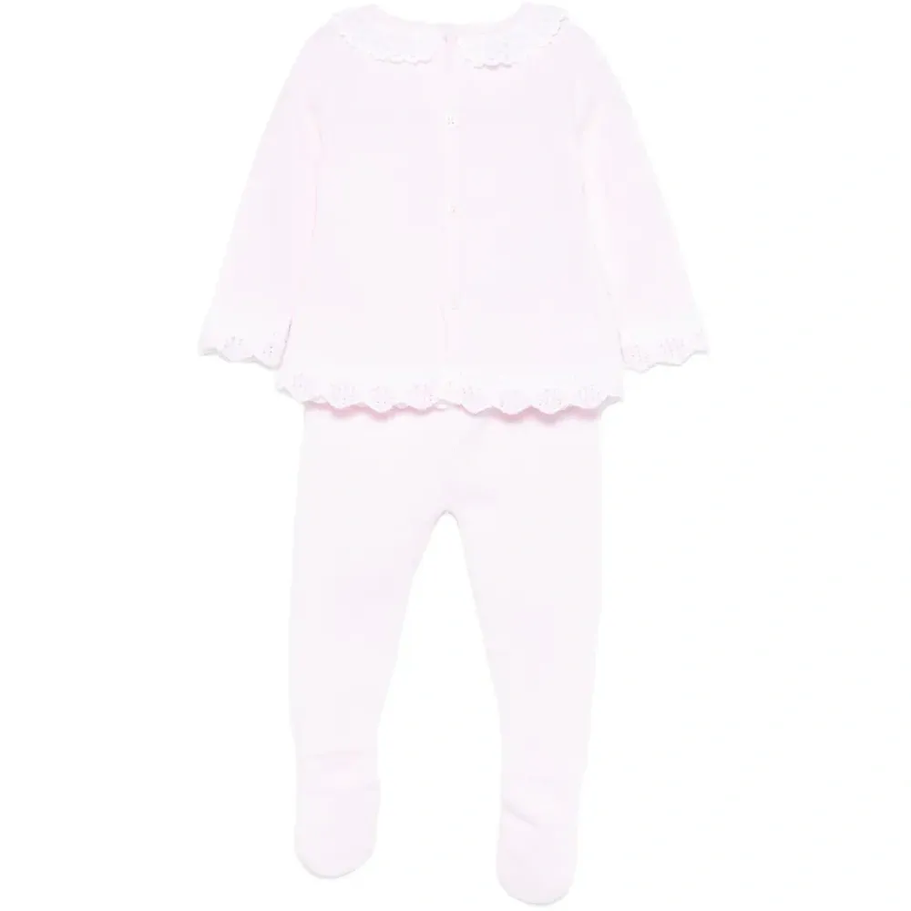 Комплект брюк с кружевной отделкой