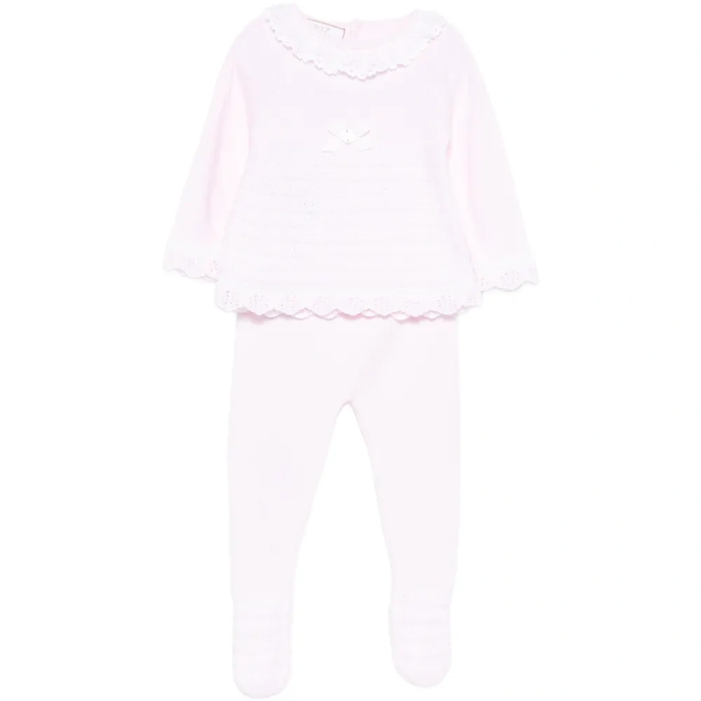 Комплект брюк с кружевной отделкой