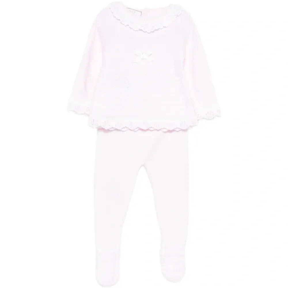 Комплект брюк с кружевной отделкой