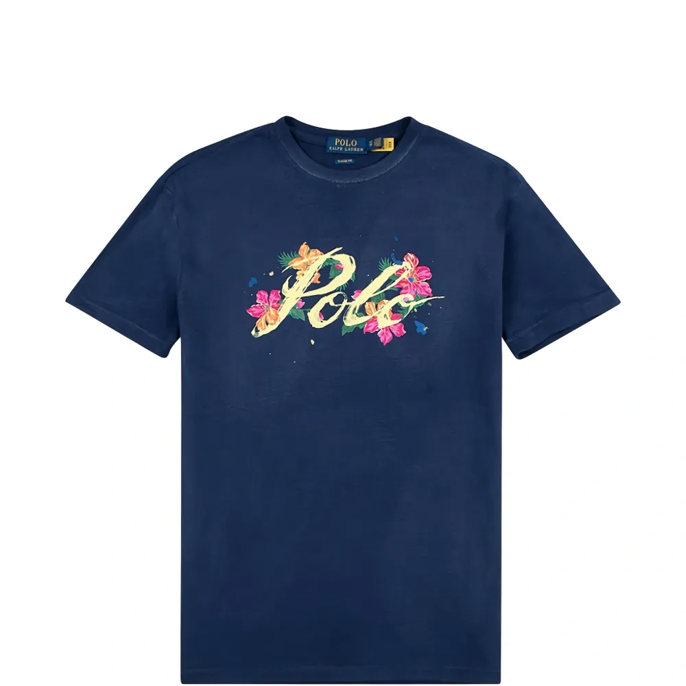 Футболка с цветочным принтом