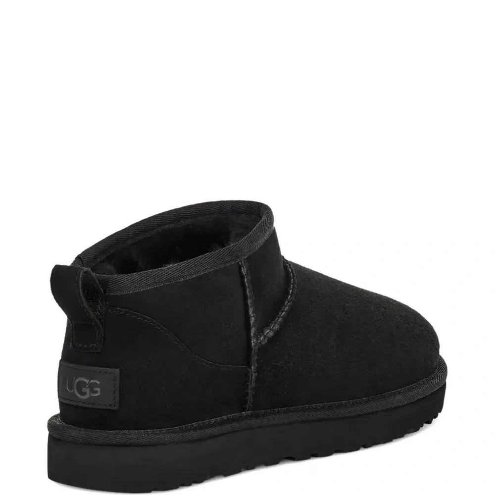 Классические ультра-мини ботинки с асимметричной оверлочной отделкой