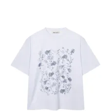 Футболка с цветочным принтом