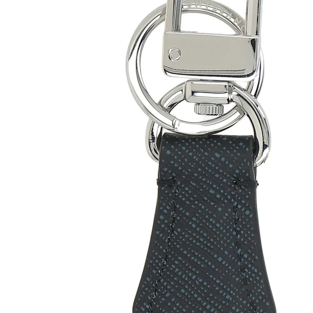 Кожаный брелок с принтом