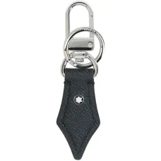 Кожаный брелок с принтом