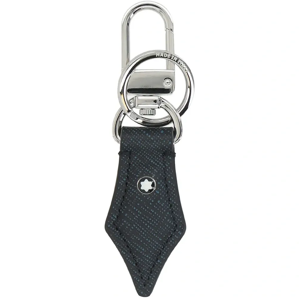 Кожаный брелок с принтом