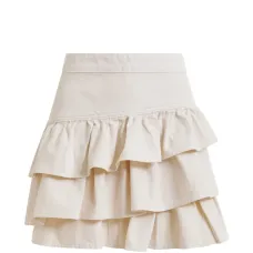 Мини юбка с оборками