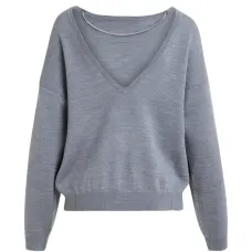 Свитер с цепочными деталями Свитер с цепочными деталями