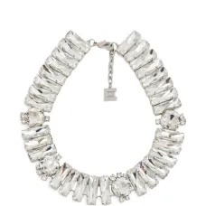 Колье с прямоугольными стразами