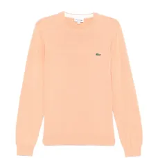 Свитер с круглым вырезом и нашивкой с логотипом