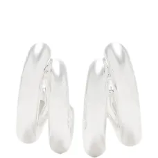 Серьги-кольца Florence с изогнутым дизайном