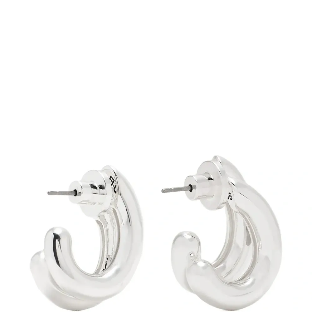 Серьги-кольца Florence с изогнутым дизайном