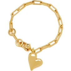 Браслет-цепочка с подвеской в форме сердца
