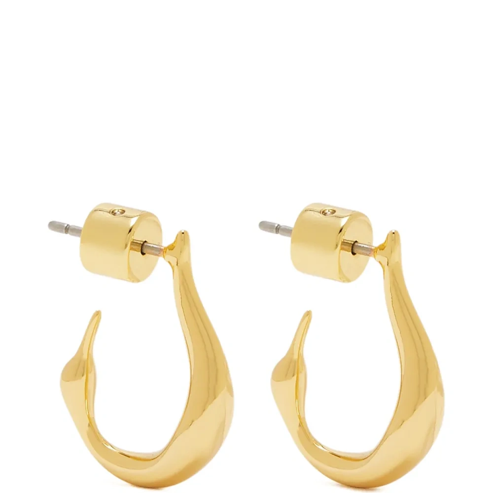 Серьги-кольца с гвоздиками