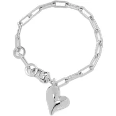 Браслет-цепочка с кулоном в виде сердца