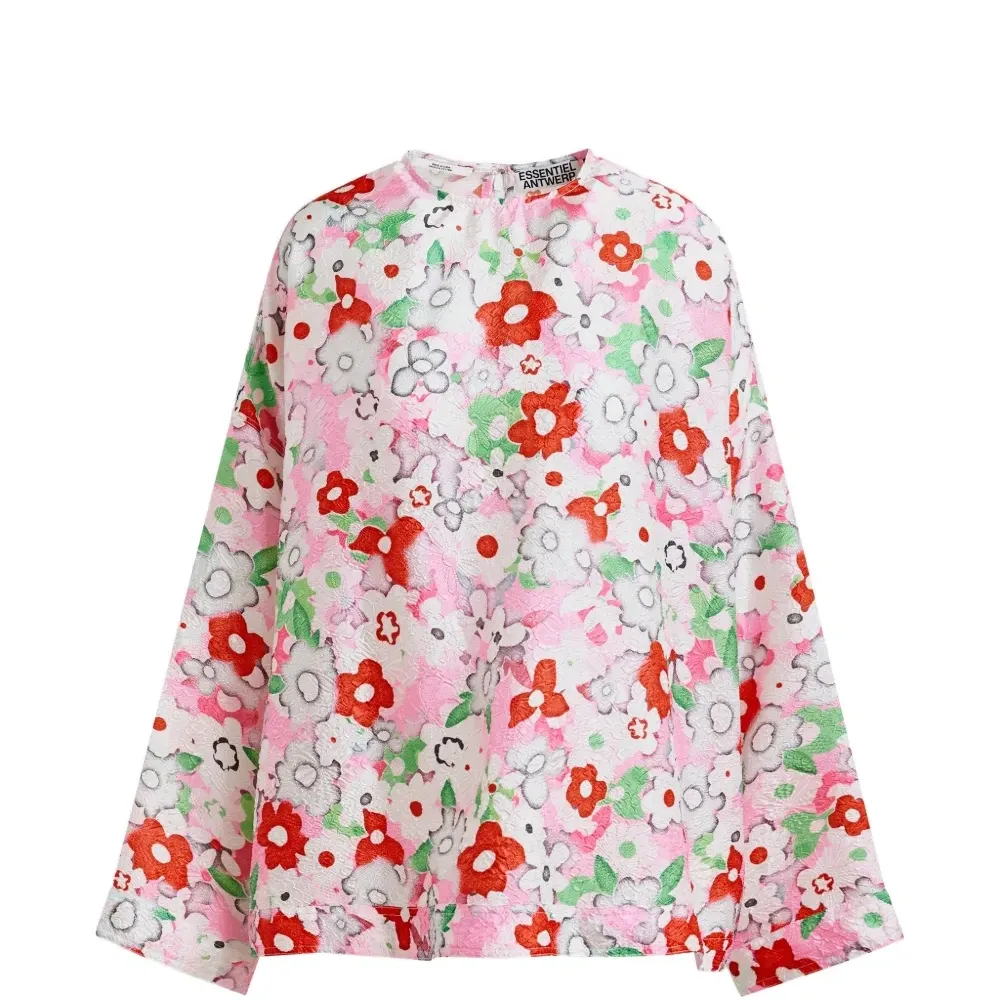 Блузка с цветочным принтом
