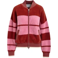 Полосатый кардиган на молнии