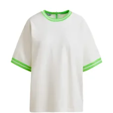 Футболка с контрастной отделкой