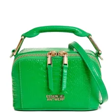 Сумка-тоут с застёжкой на молнии и эффектом крокодиловой кожи