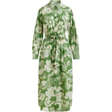 Миди-платье Jaudi с цветочным принтом и поясом