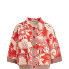 Кардиган Joly с цветочным декором и карманами