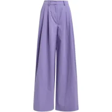 Плиссированные брюки свободного кроя