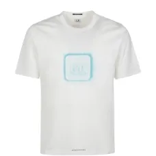 Футболка с логотипом и круглым вырезом